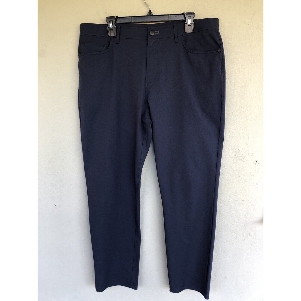Public Rec Gamechanger Pants 36x32 Blue Stretch Performance Golf Travel